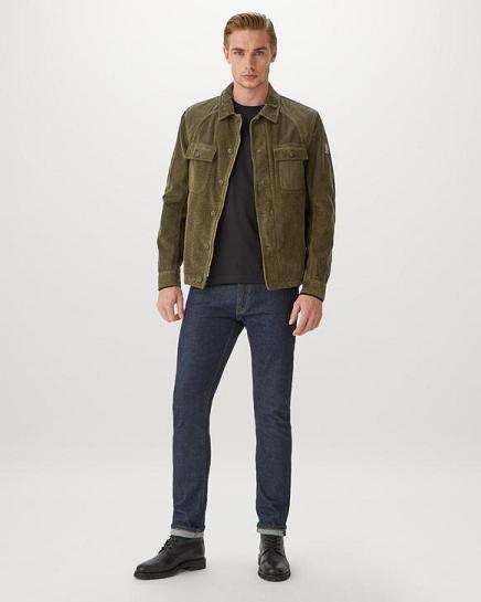 Chemise Belstaff Homme Rake Vert Soldes OE1069328